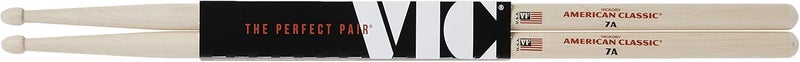 Vic Firth American Classic 7A Drumsticks - Wood Tip, Teardrop Shape, Ideal for Jazz - Image 5